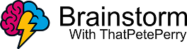 brainstorm with pete perry logo